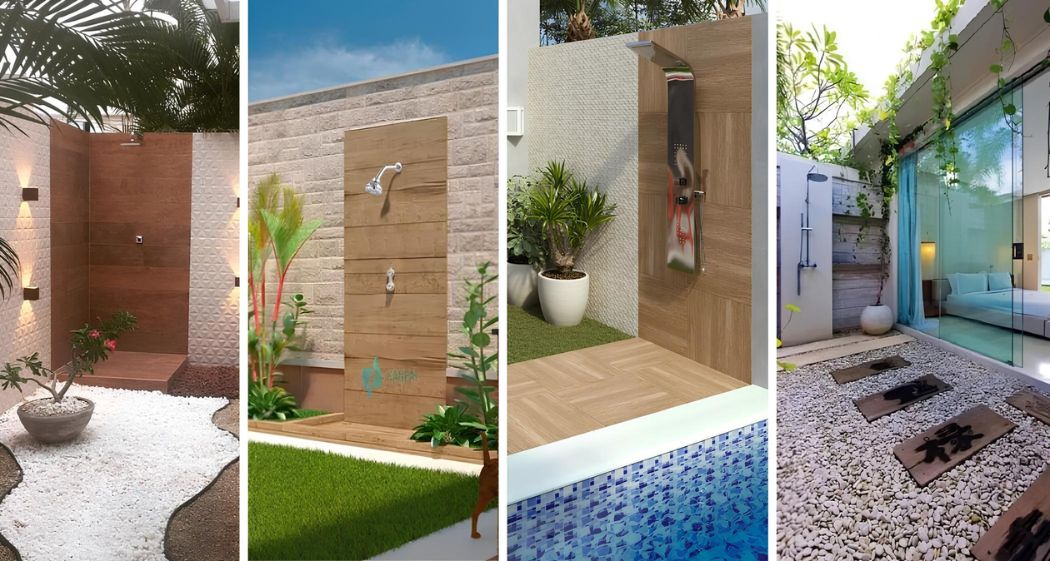 decoração para parede de piscina