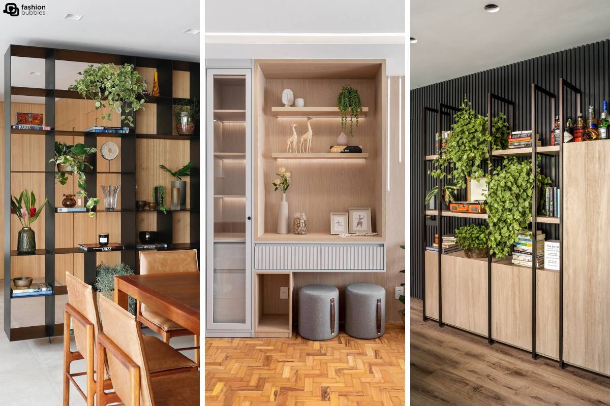 como usar plantas pendentes em prateleiras altas