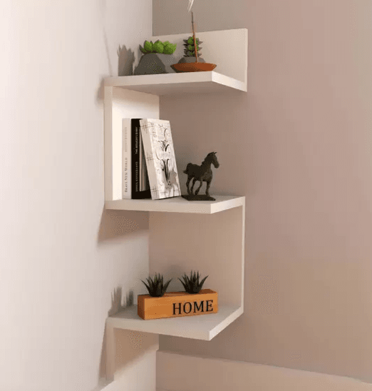 decoração para prateleira