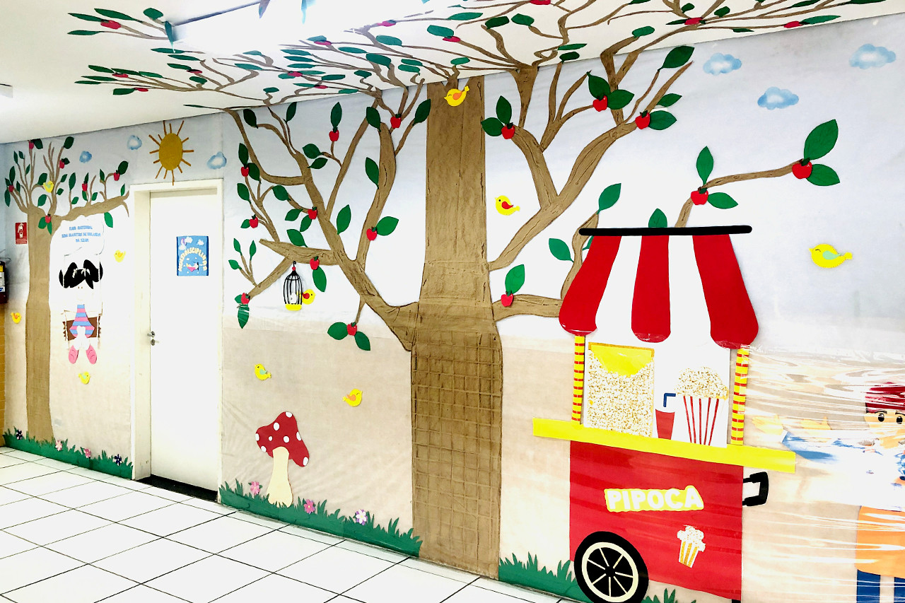 ideias de decoração refeitório creche lúdico
