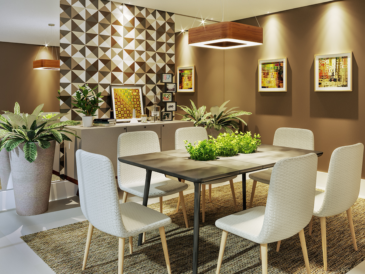 tendências decoração sala de jantar 2026