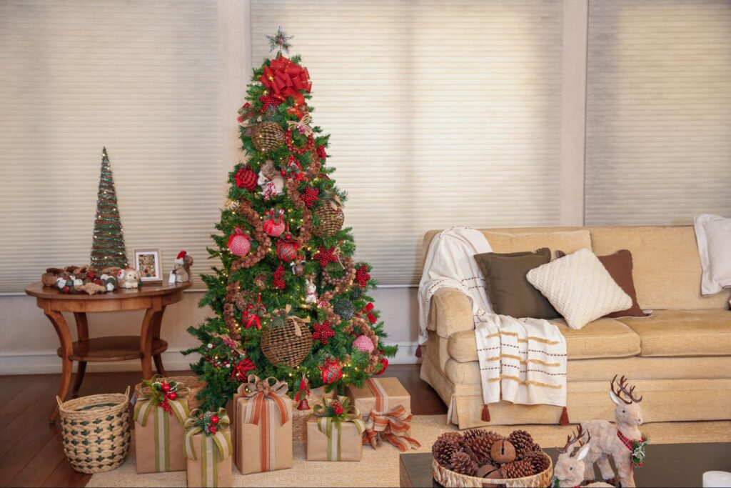 decoração para sala de natal