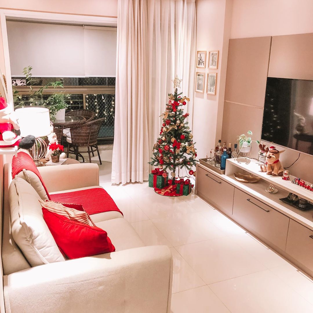 decoração para sala de natal