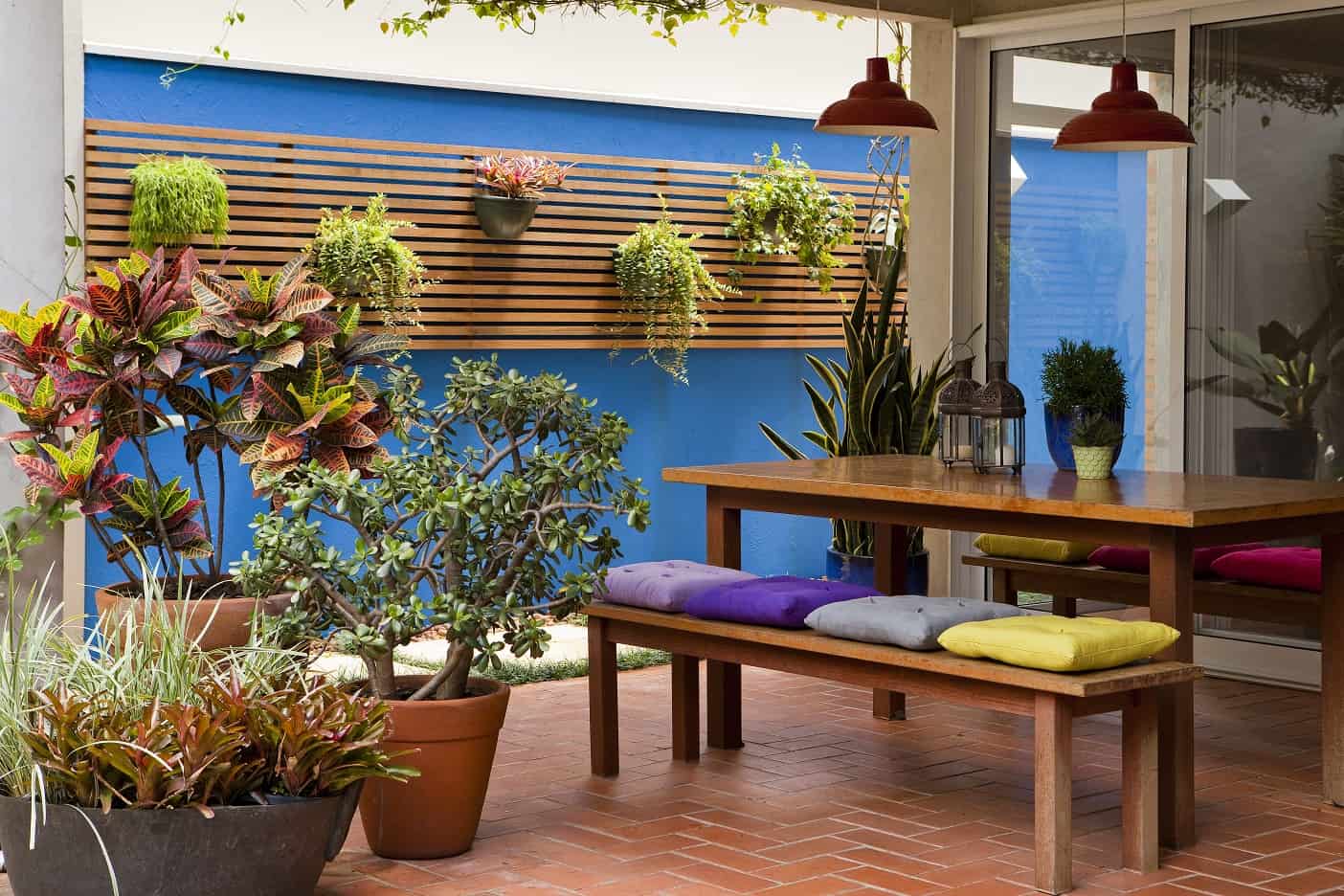 decoração parede area externa