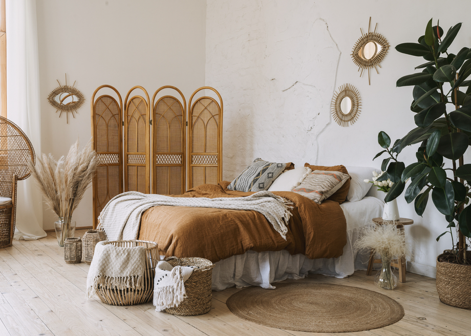 inspiração decoração parede boho chic