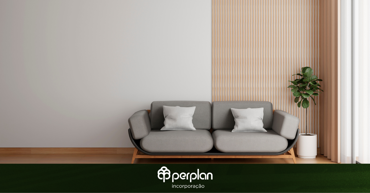 boiserie parede branca sala pequena