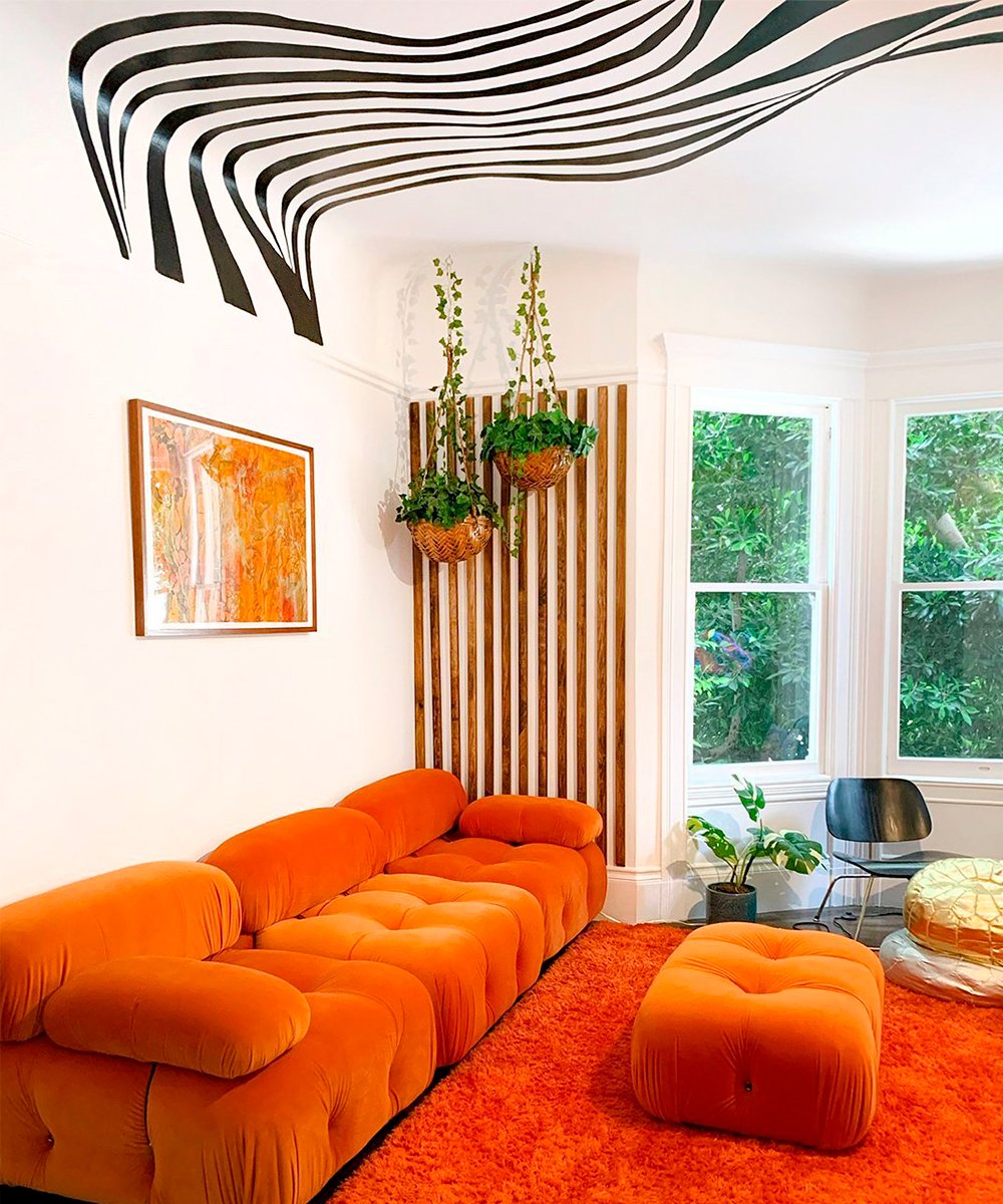 decoração parede branca sala