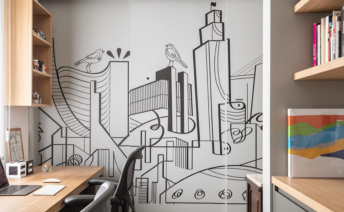 quanto custa decorar parede de escritório