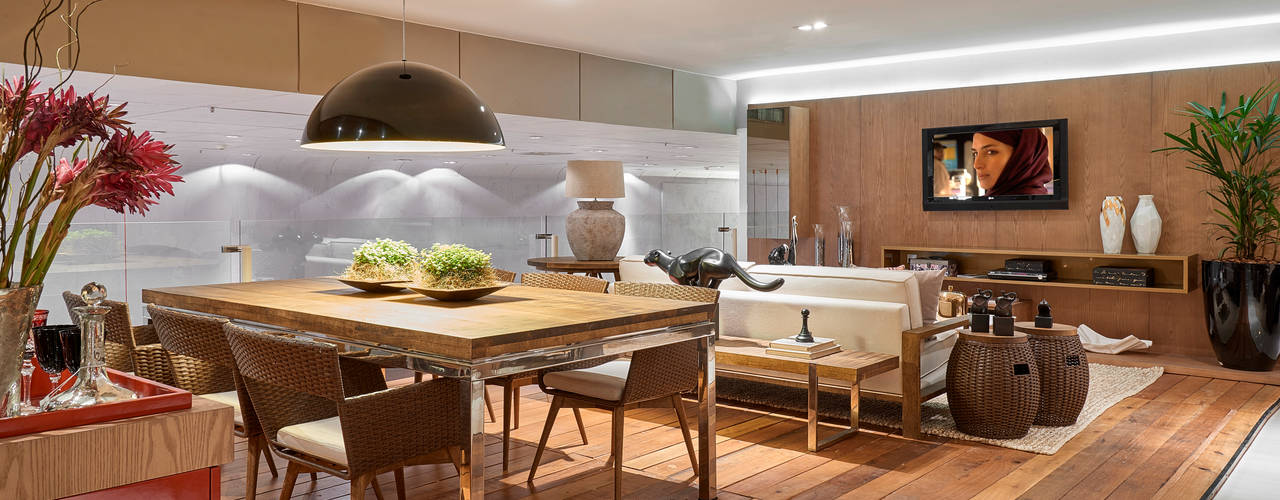 Espelhos Decorativos: Como Ampliar e Iluminar sua Sala de Jantar