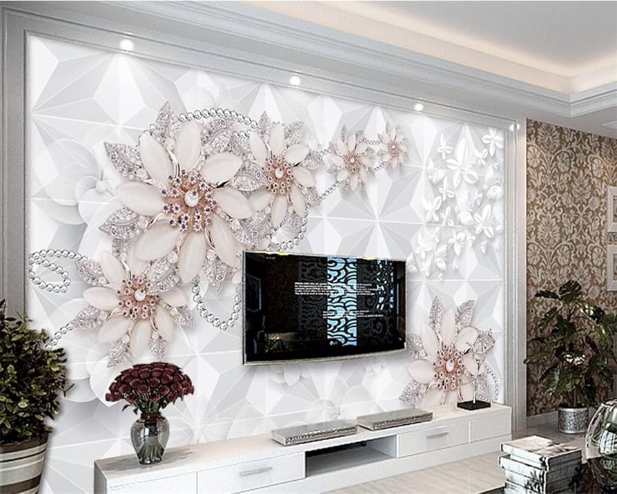 decoração parede sala tv