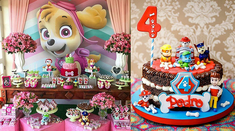 decoração patrulha canina menino