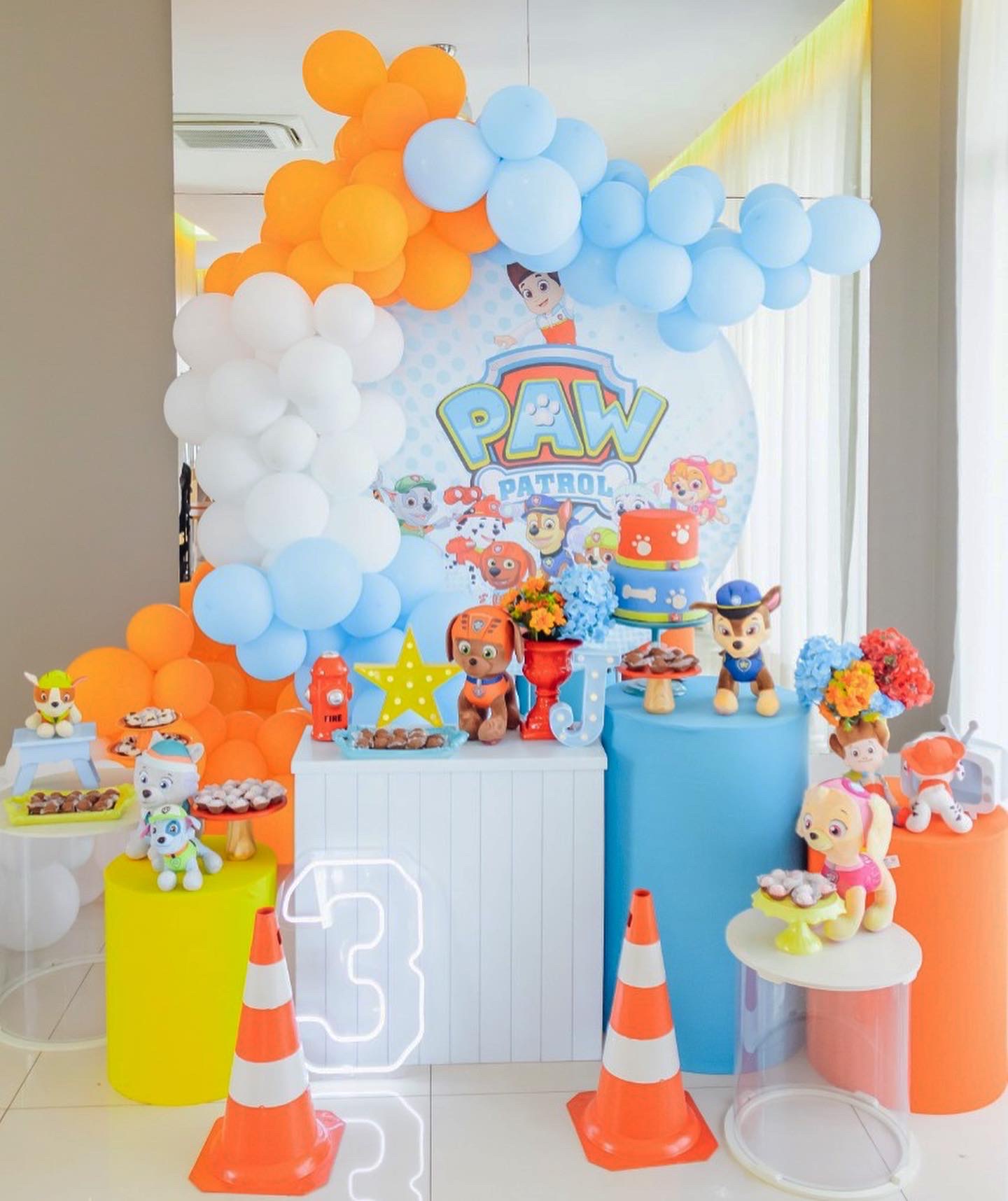 decoração patrulha canina menino