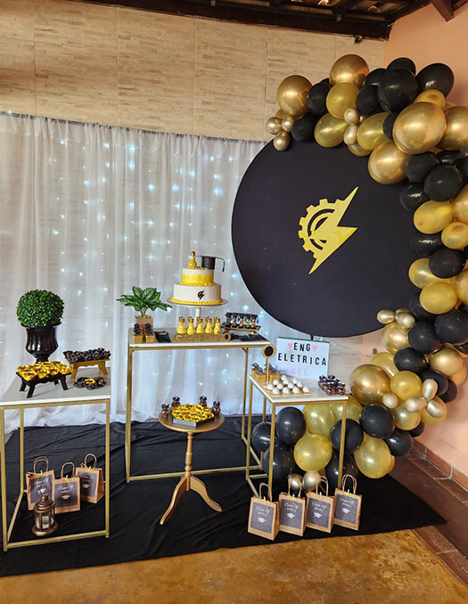 como montar arco de balões desconstruído decoração ano novo