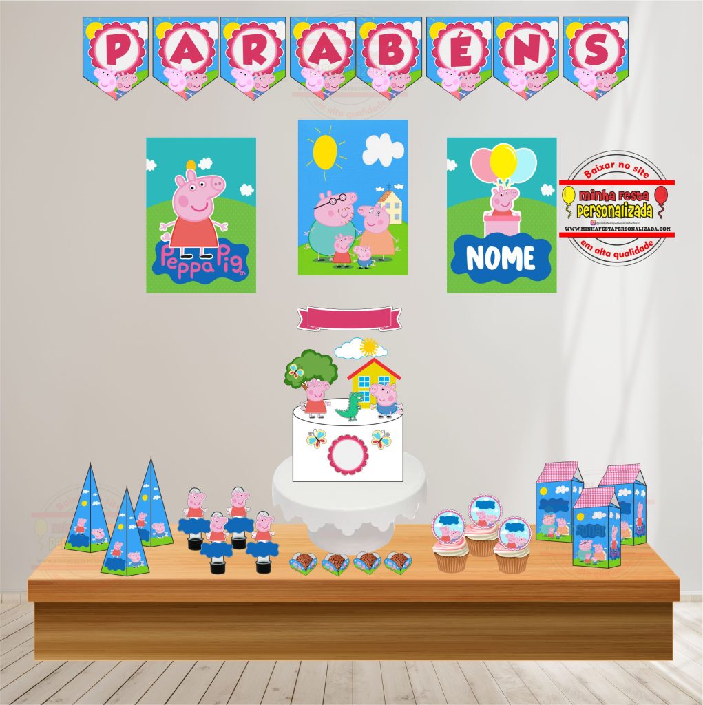 decoração peppa pig