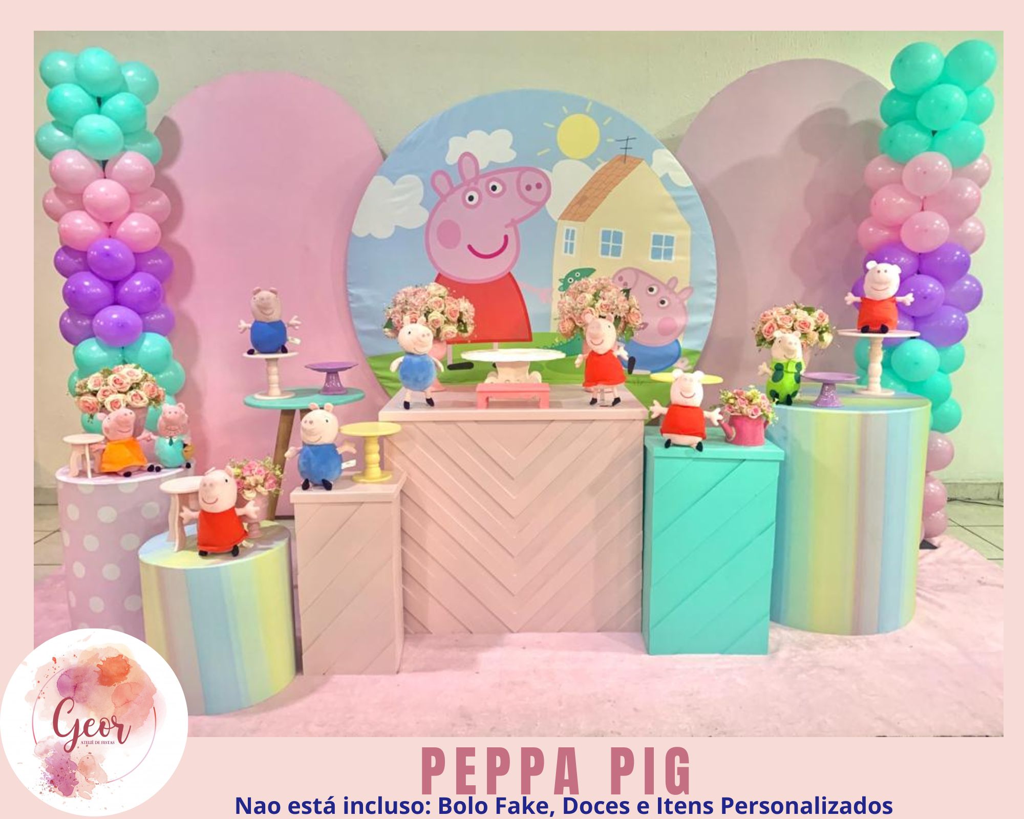 decoração peppa pig