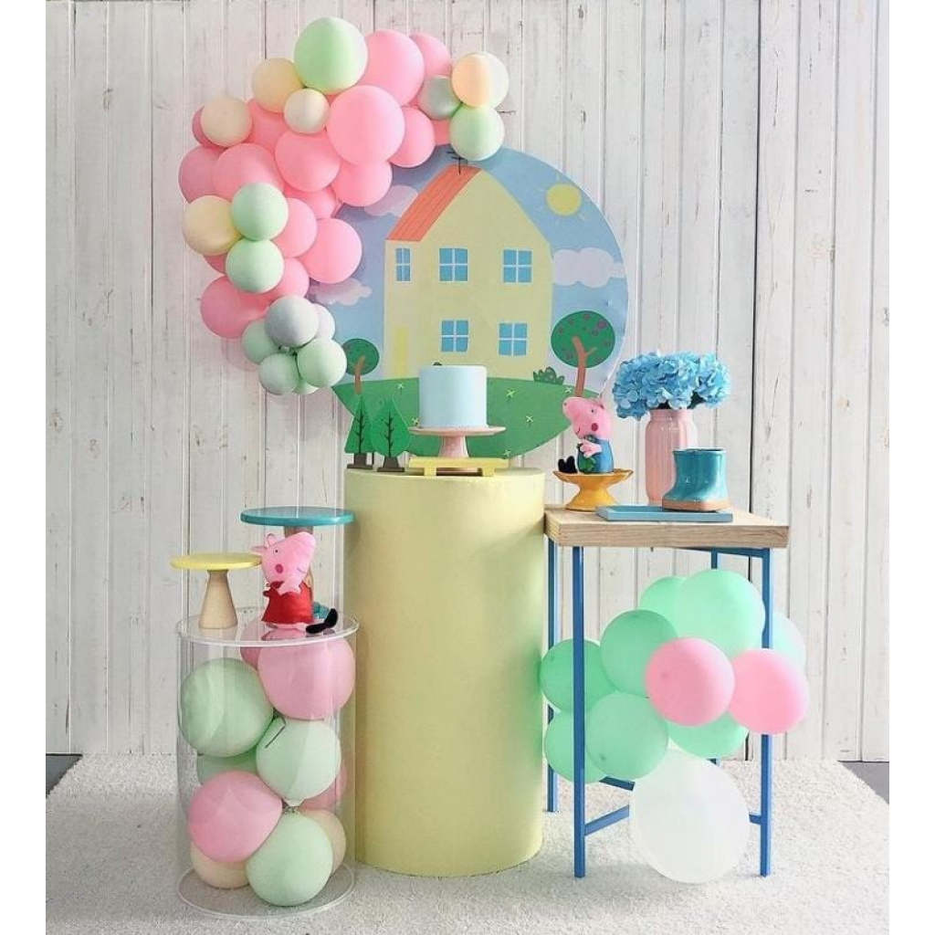 decoração peppa pig simples