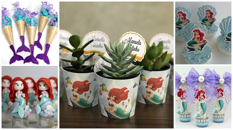 DIY: Lembrancinhas Criativas da Pequena Sereia que Encantam