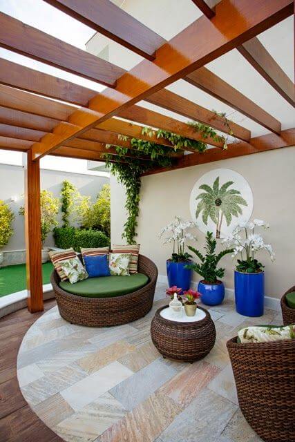 como decorar pergolado