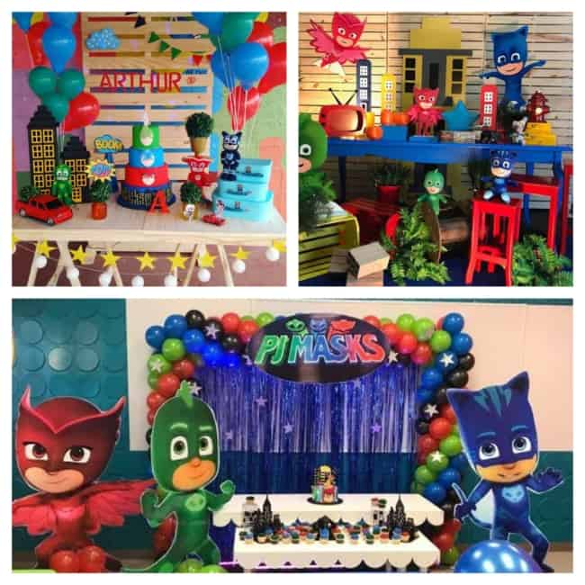decoração pj masks