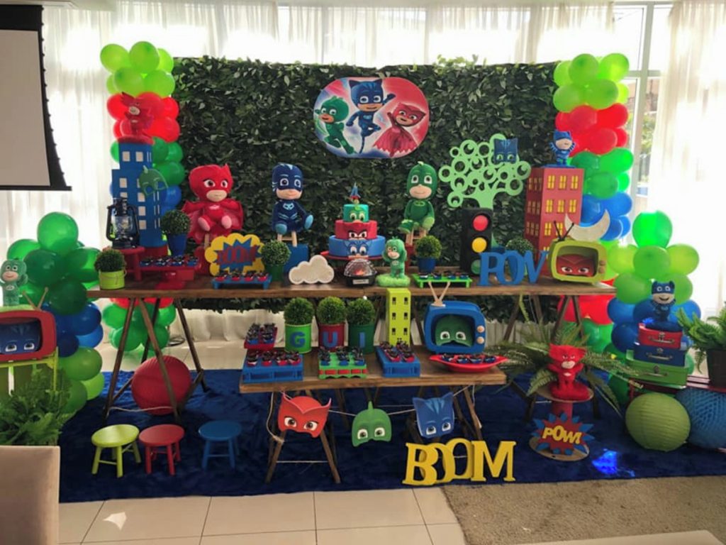 decoração pj masks