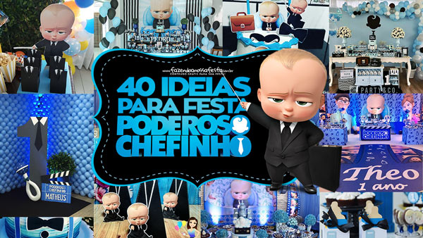 decoração poderoso chefinho 1 ano