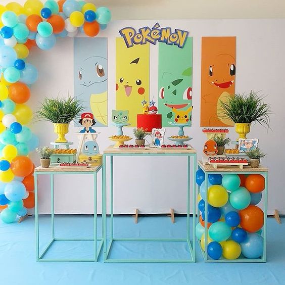 decoração pokemon
