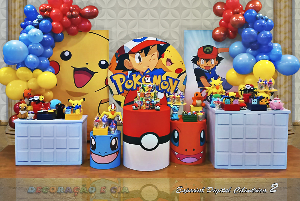 decoração pokemon