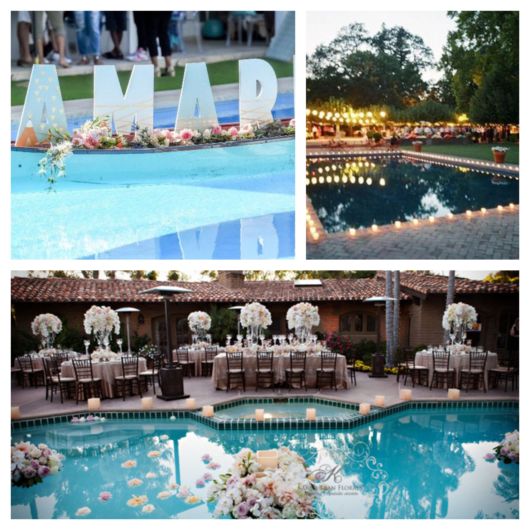 decoração pool party