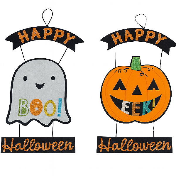 decoração porta halloween