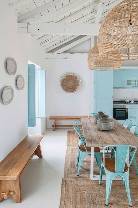 decoração praiana apartamento com toques tropicais