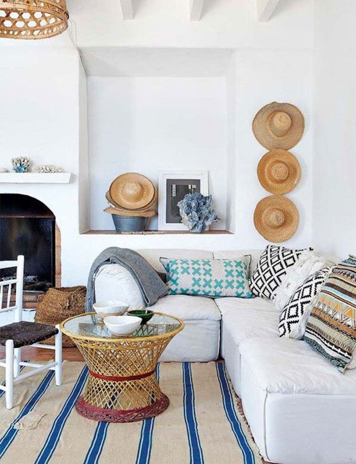 decoração praiana apartamento com materiais naturais