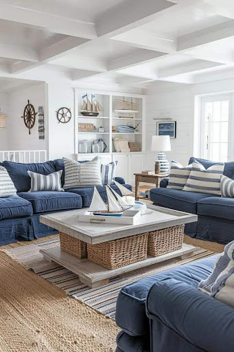 ideias decoração praiana apartamento