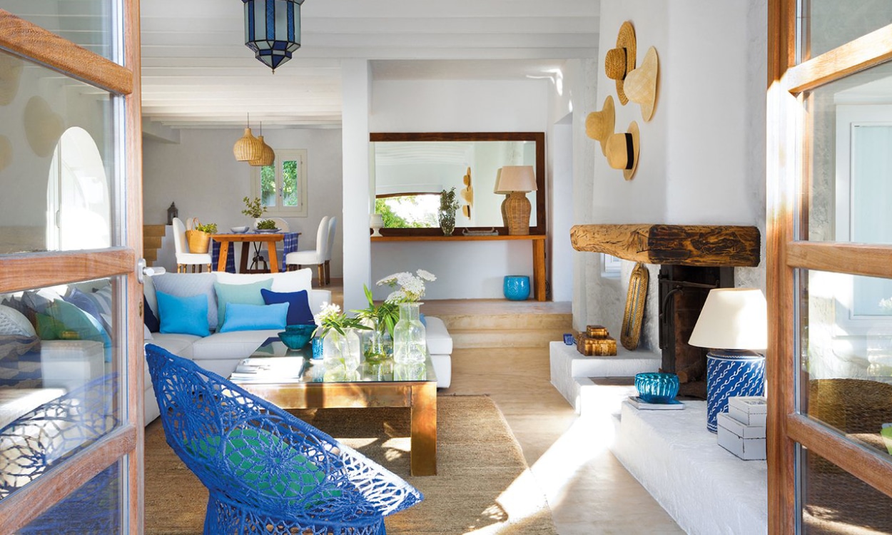 decoração praiana apartamento minimalista