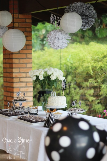 erros comuns decoração festa preto e branco evitar