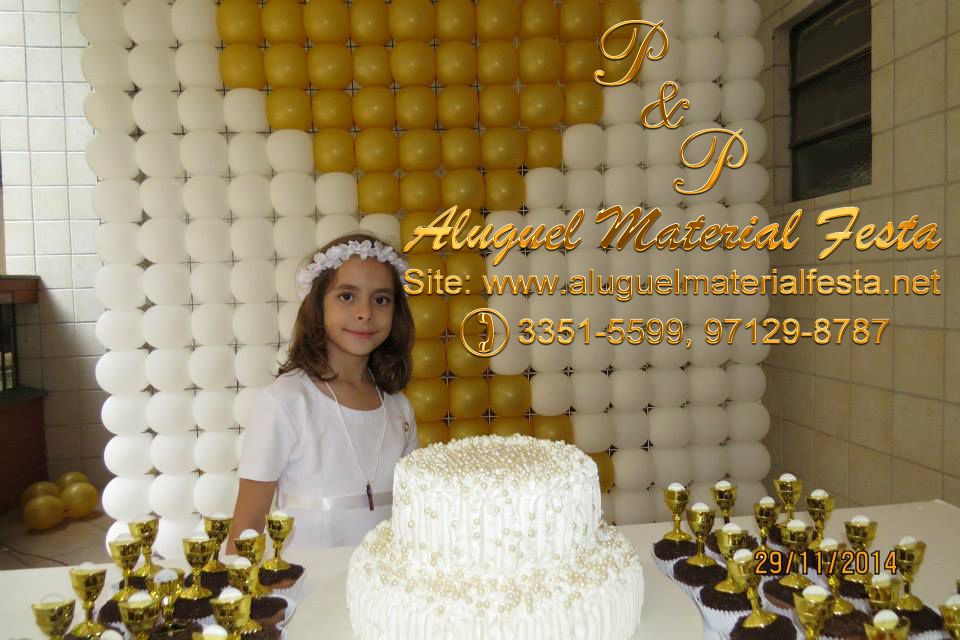 decoração primeira eucaristia simples