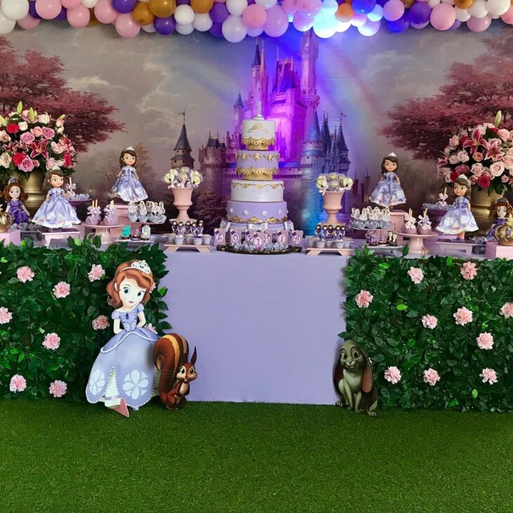 decoração princesa sofia