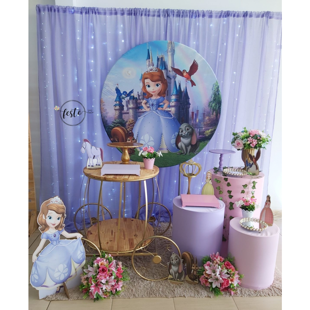 Aluguel ou Compra? Onde Encontrar Itens para sua Decoração Princesinha Sofia