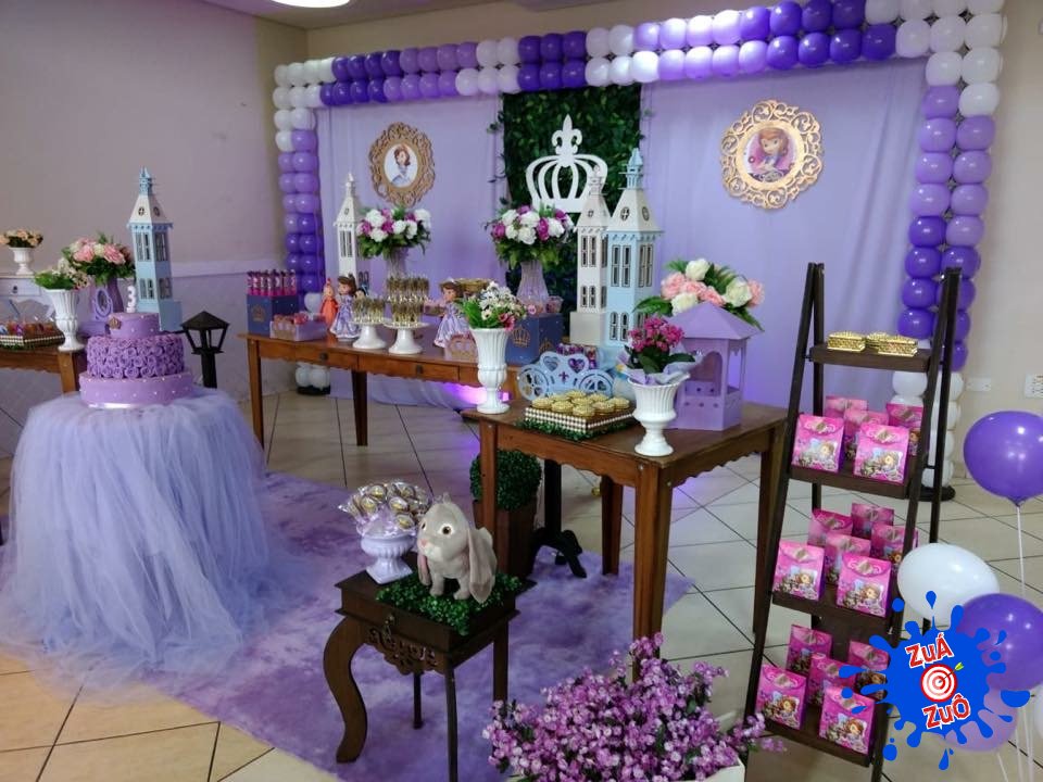 decoração princesa sofia