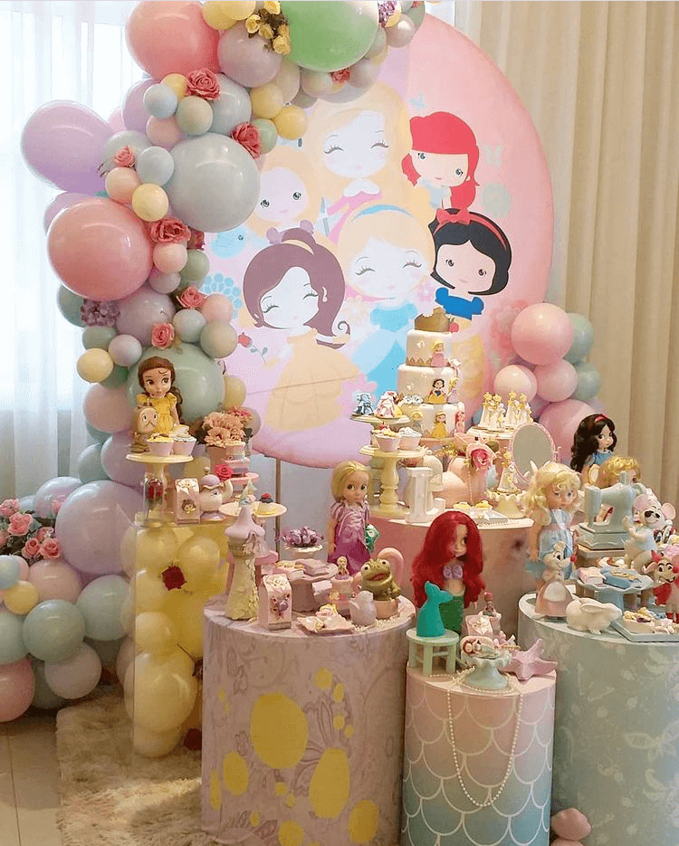 decoração princesas disney