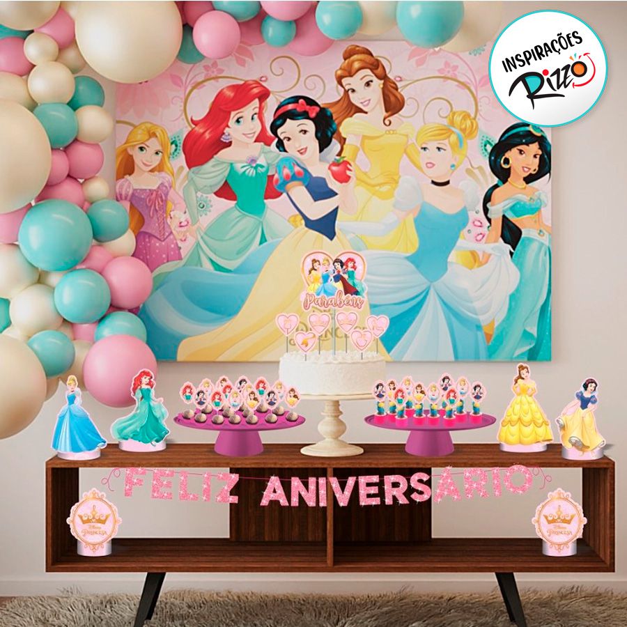 decoração princesas disney