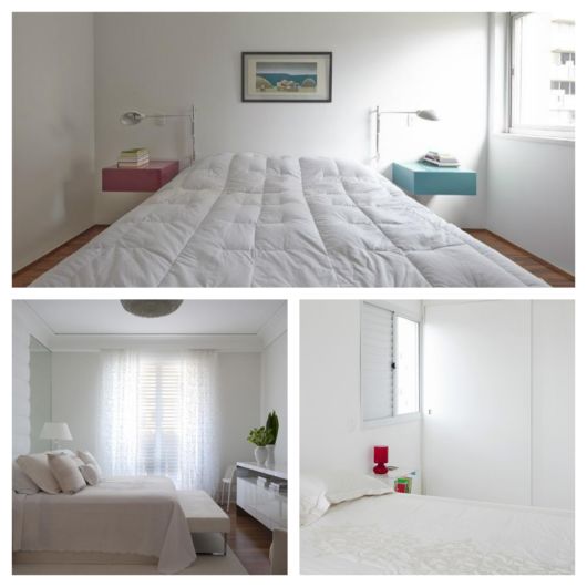 custo projeto quarto branco e madeira