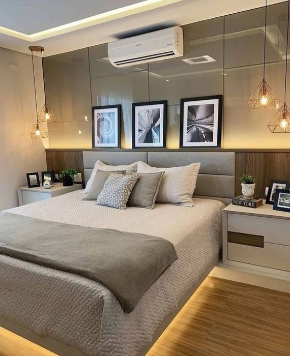 decoração quarto casal moderno romântico