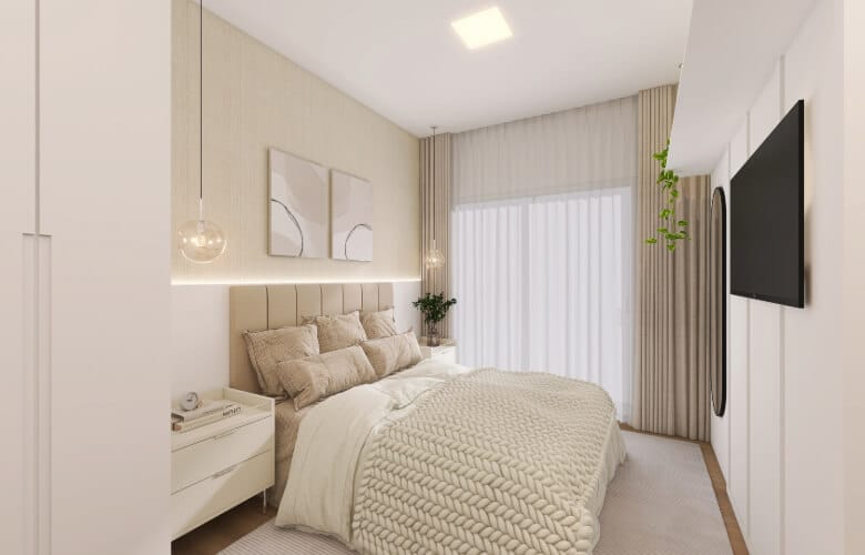 decoração quarto casal romântico