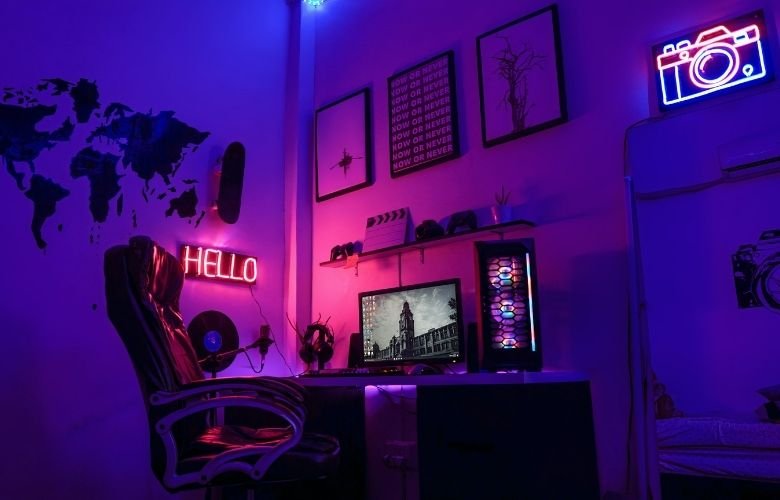 decoração quarto gamer