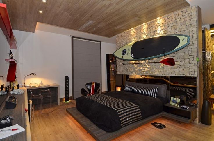 decoração quarto homem solteiro