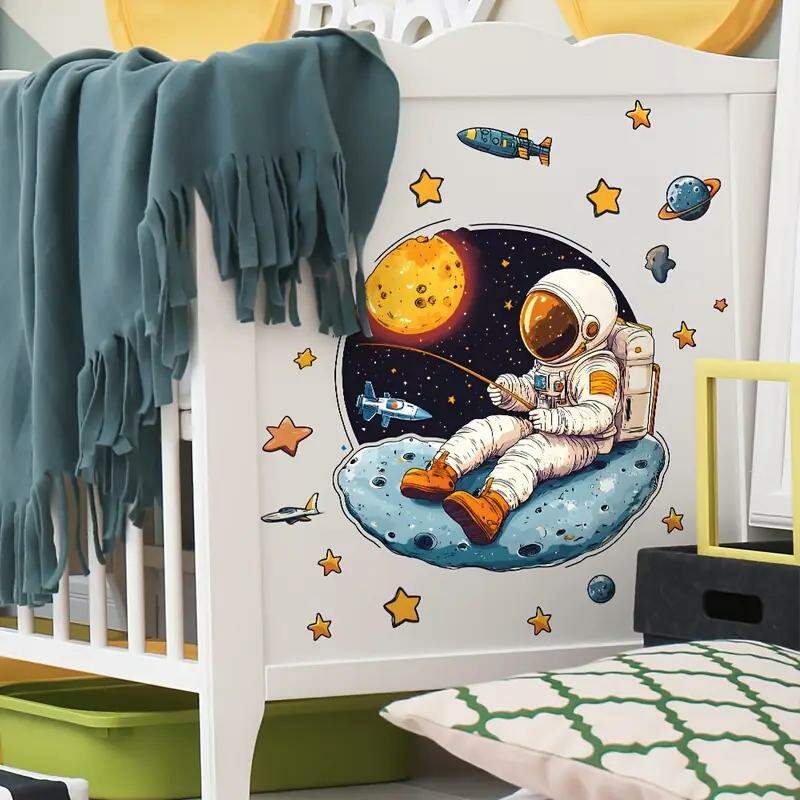decoração quarto infantil astronauta
