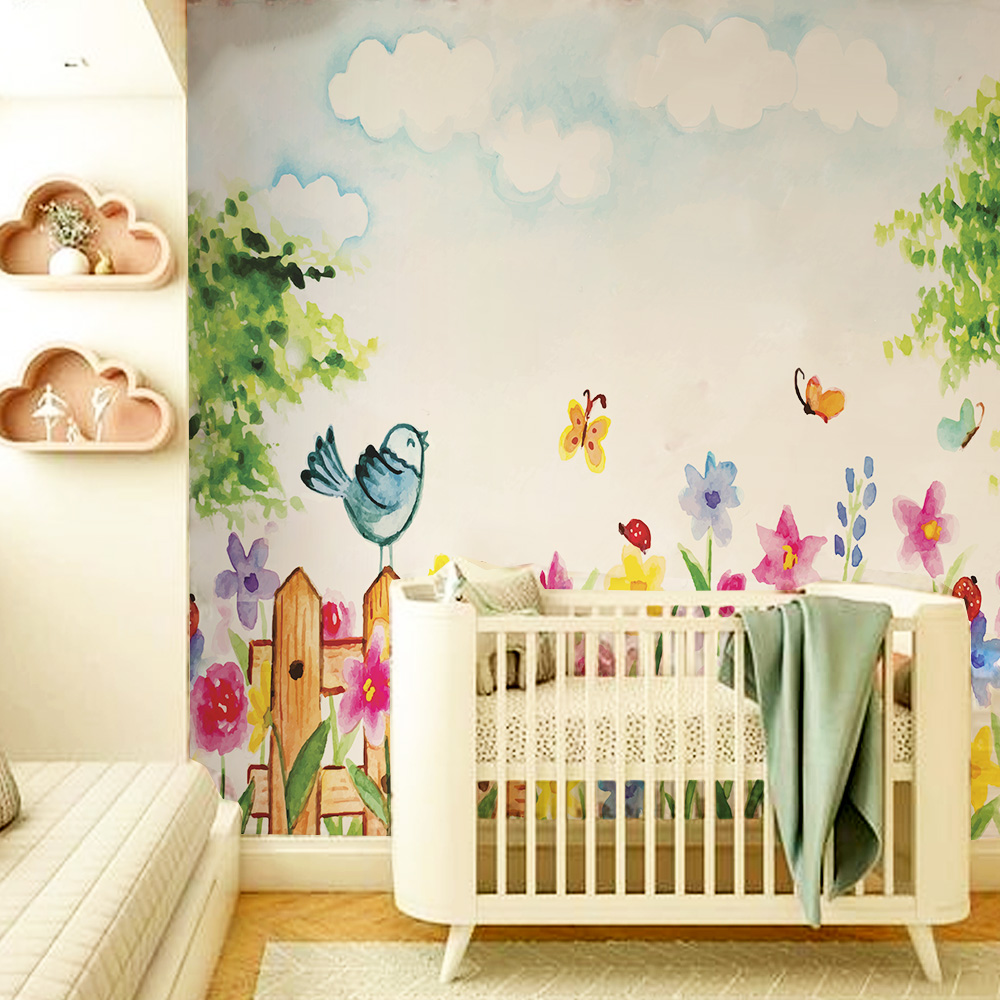 decoração quarto jardim encantado