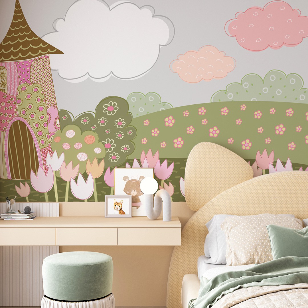 como escolher a paleta de cores para quarto jardim encantado