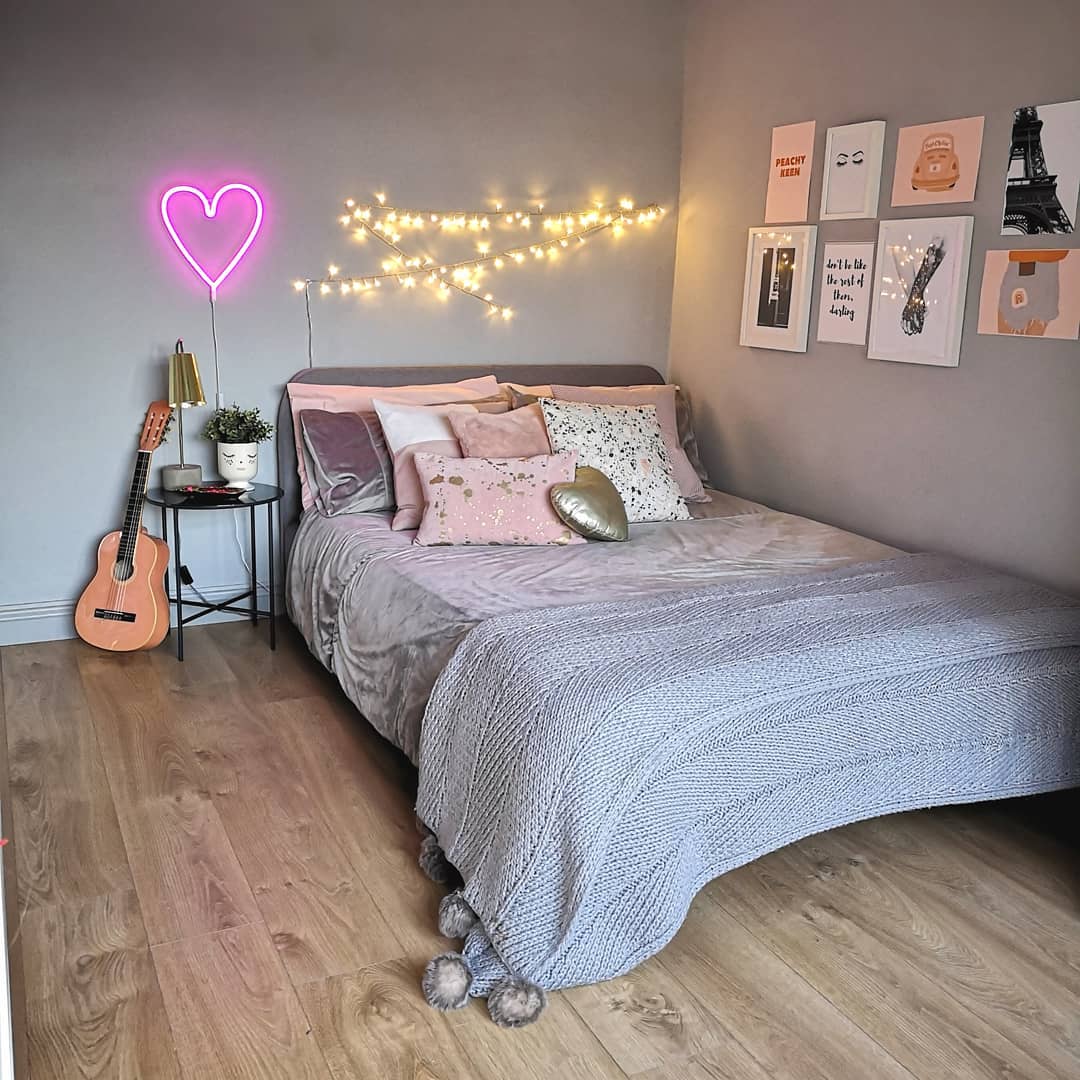 como decorar quarto juvenil feminino barato