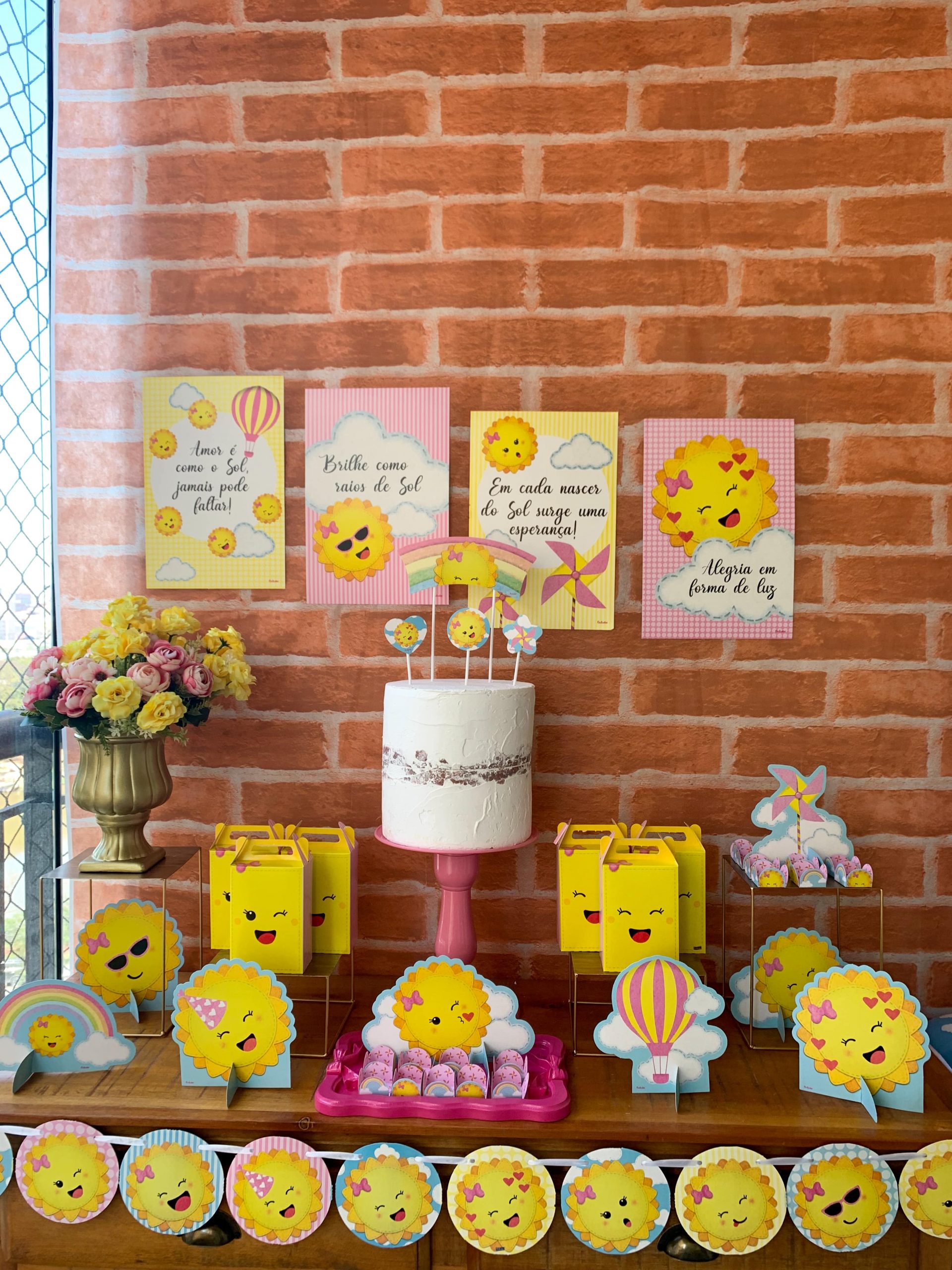 ideias criativas decoração raio de sol menina